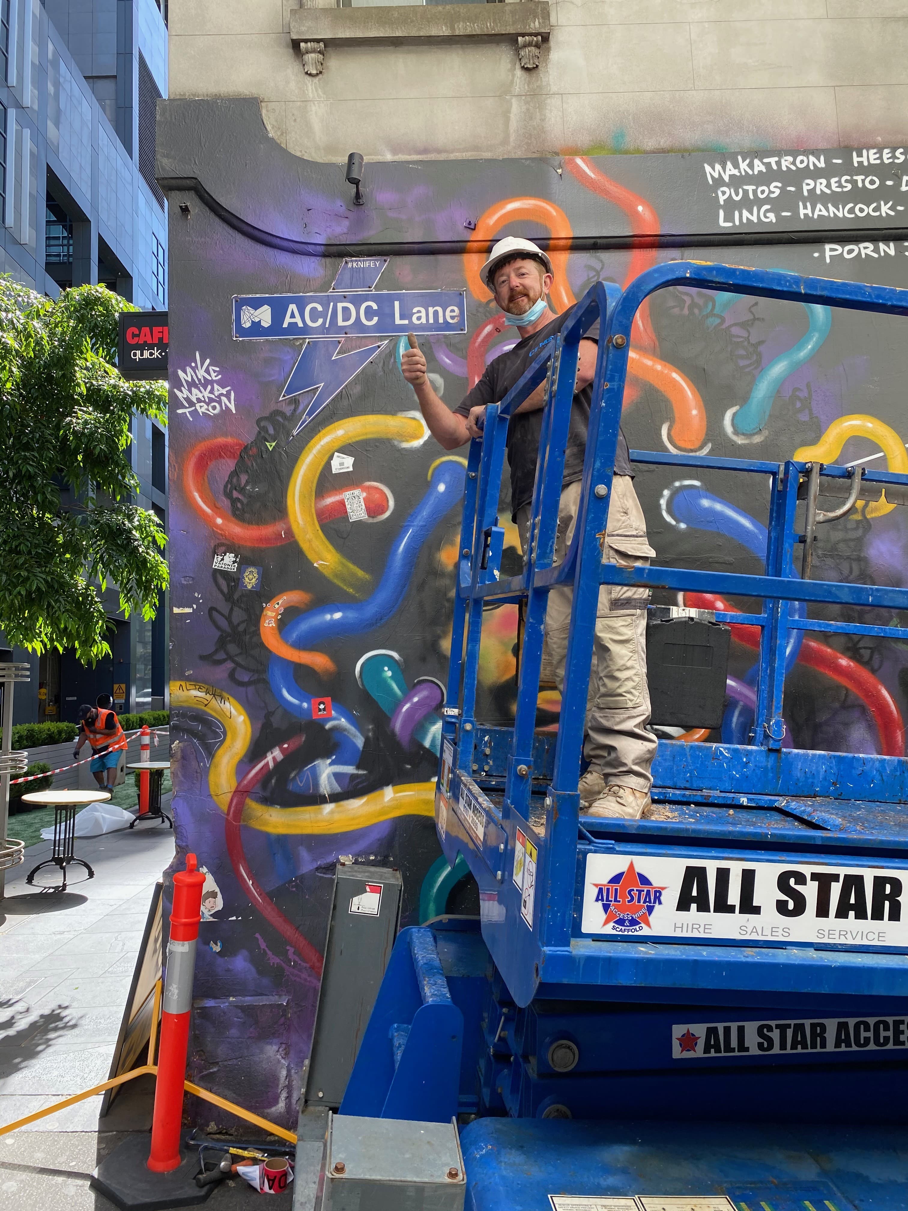 Core holes in ACDC Lane!
